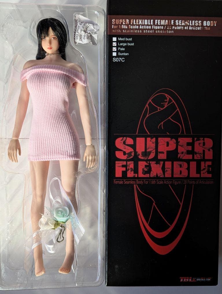 TBLeague S07C オリジナルヘッド＆衣装付き シームレス 人形