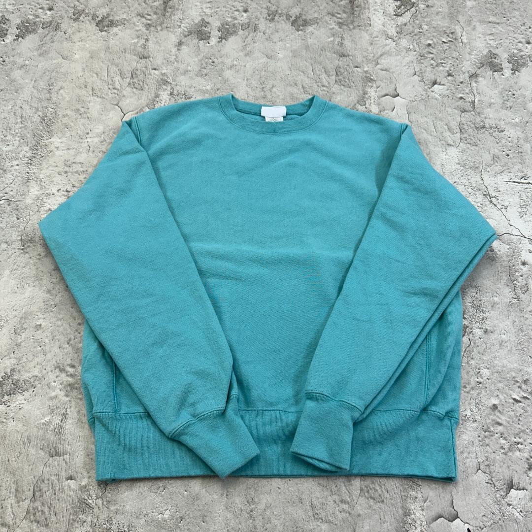 ダ*ケ様 チャンピオン　リバースウィーブ　目無し　無地　スウェット　古着　ライト