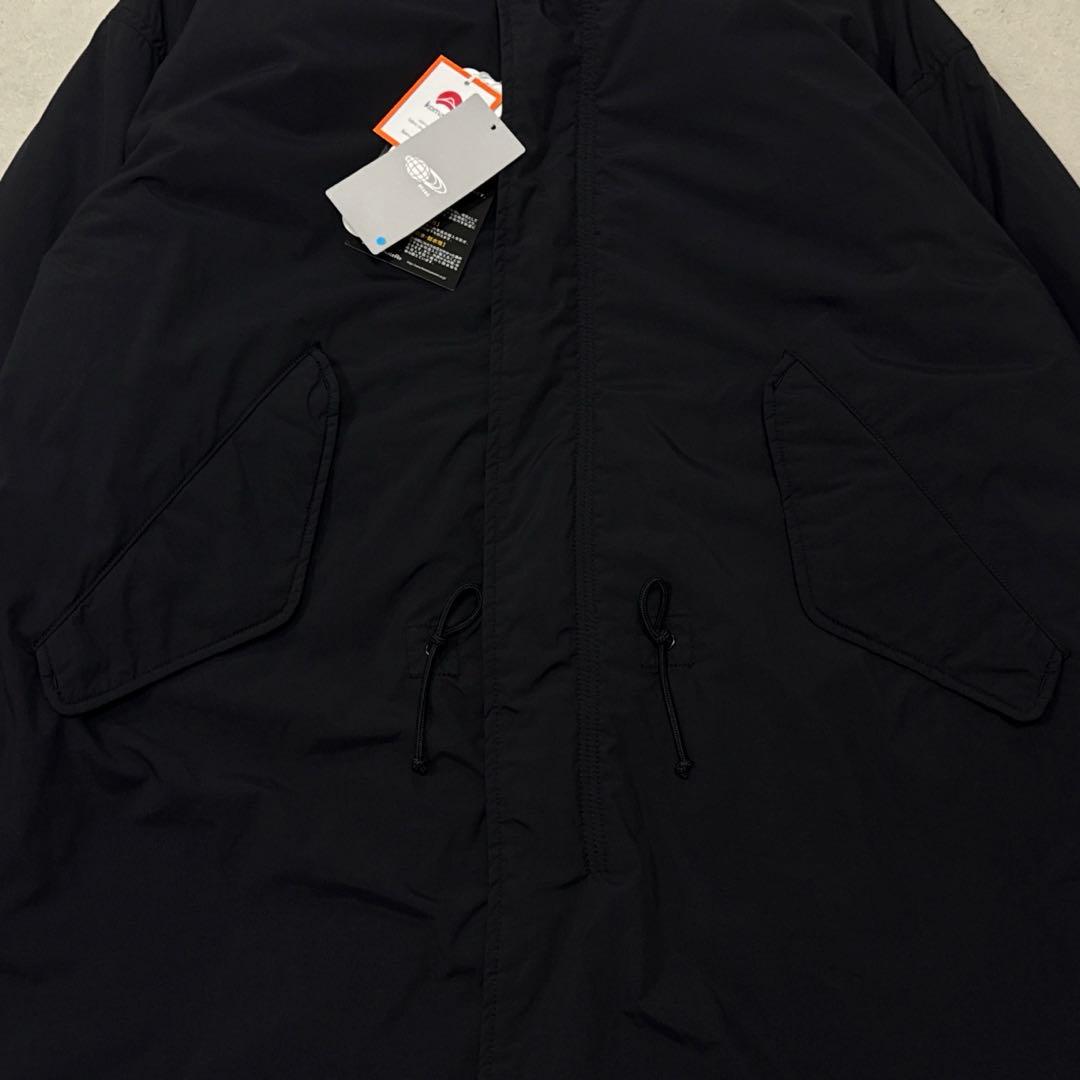 新品 BEAMS PLUS M-65 ダウンモッズコート 小松マテーレ ブラック