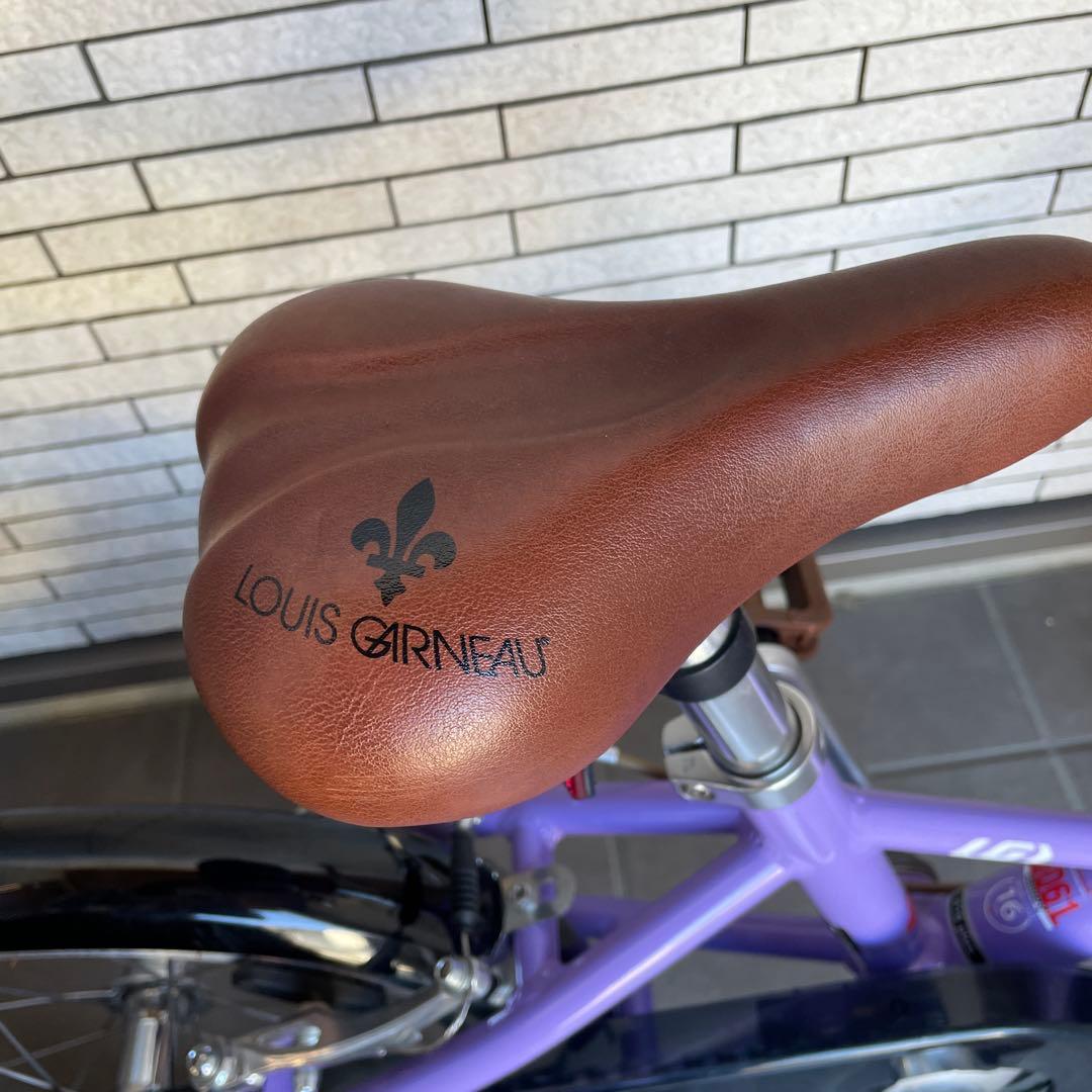 ルイガノ　k16プラス パープル　ラベンダー　自転車　16インチ　補助輪