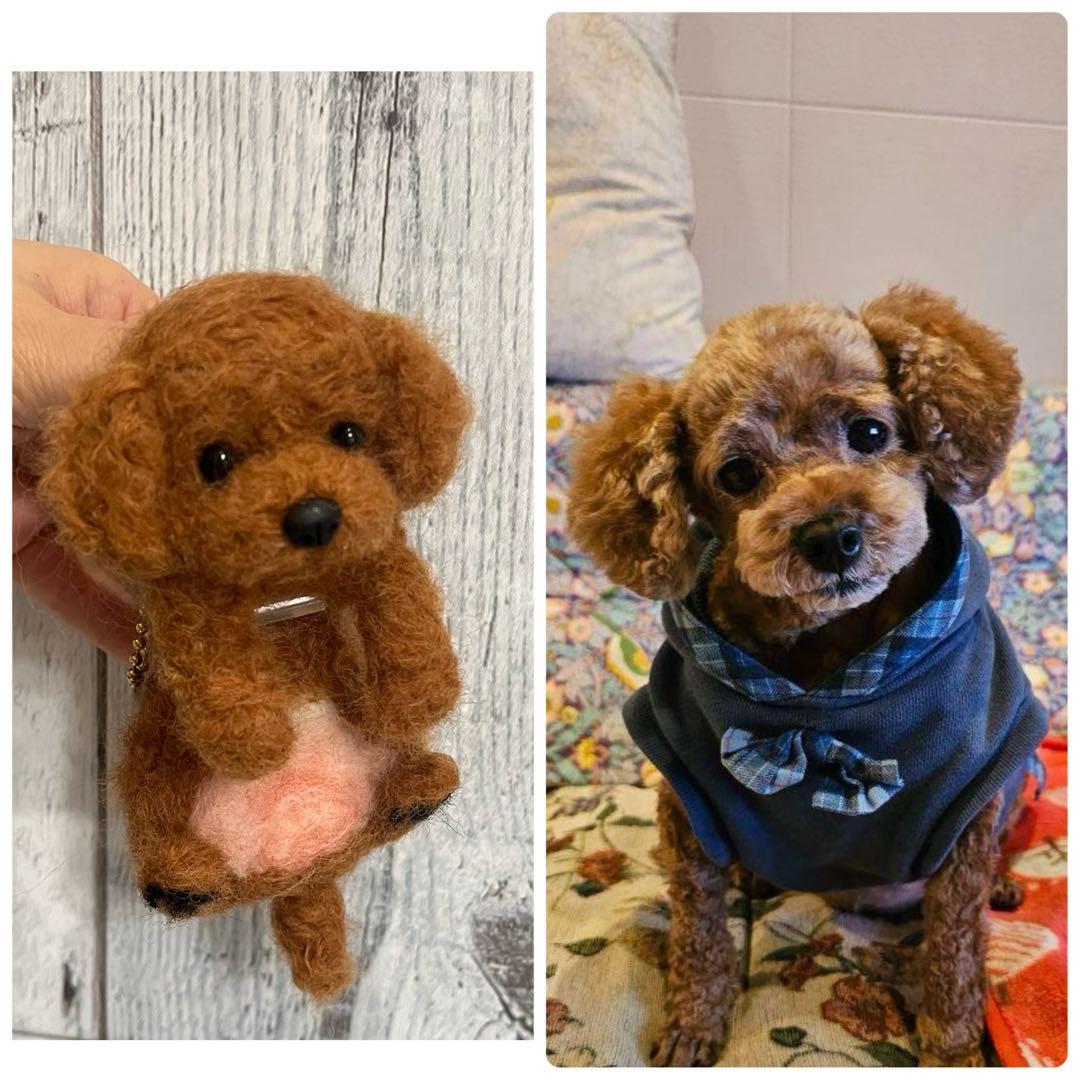 羊毛うちの子　クリップペット　マスコット　ペット　うちの子　プレゼント