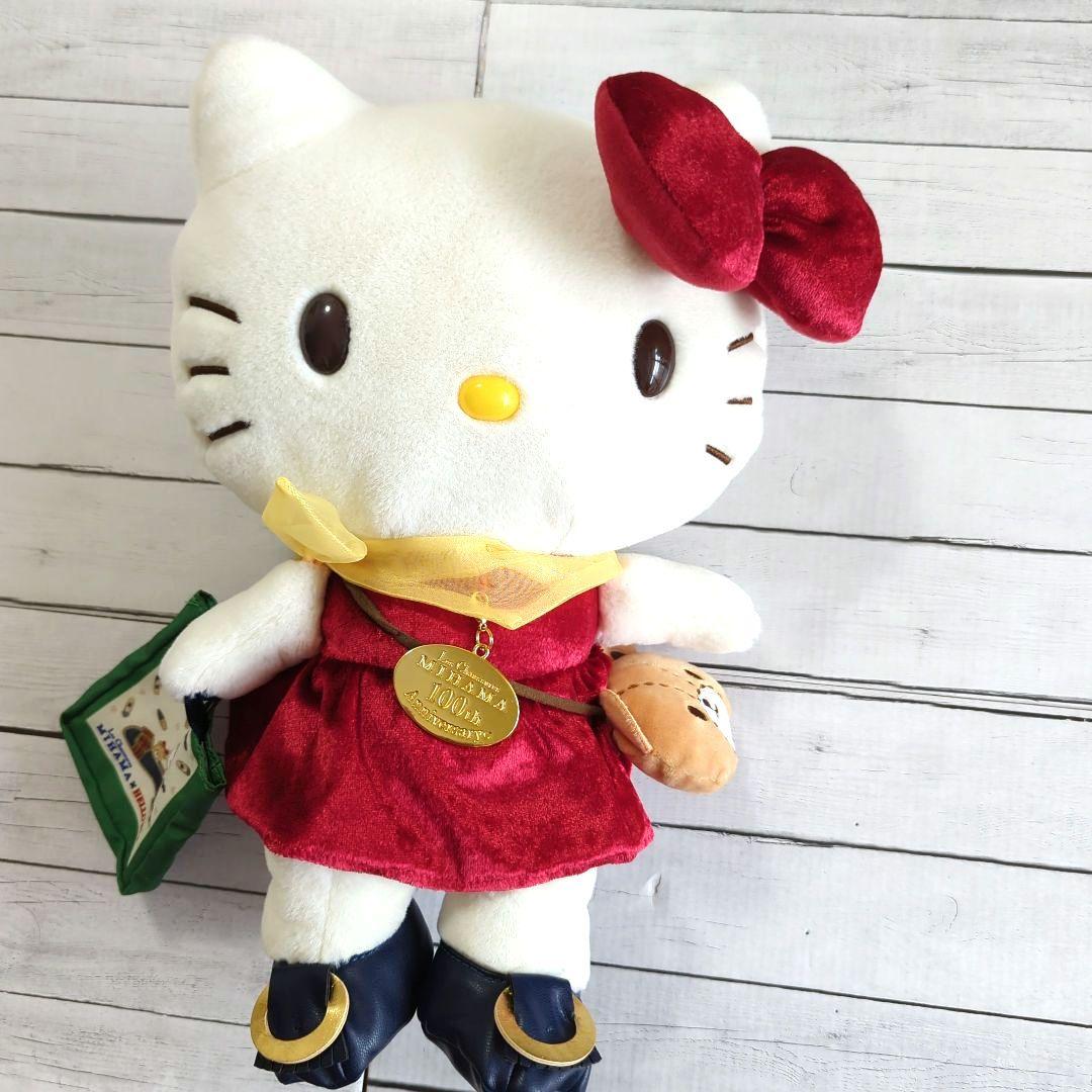 ハローキティ　MIHAMA100周年記念ぬいぐるみ　数量限定品