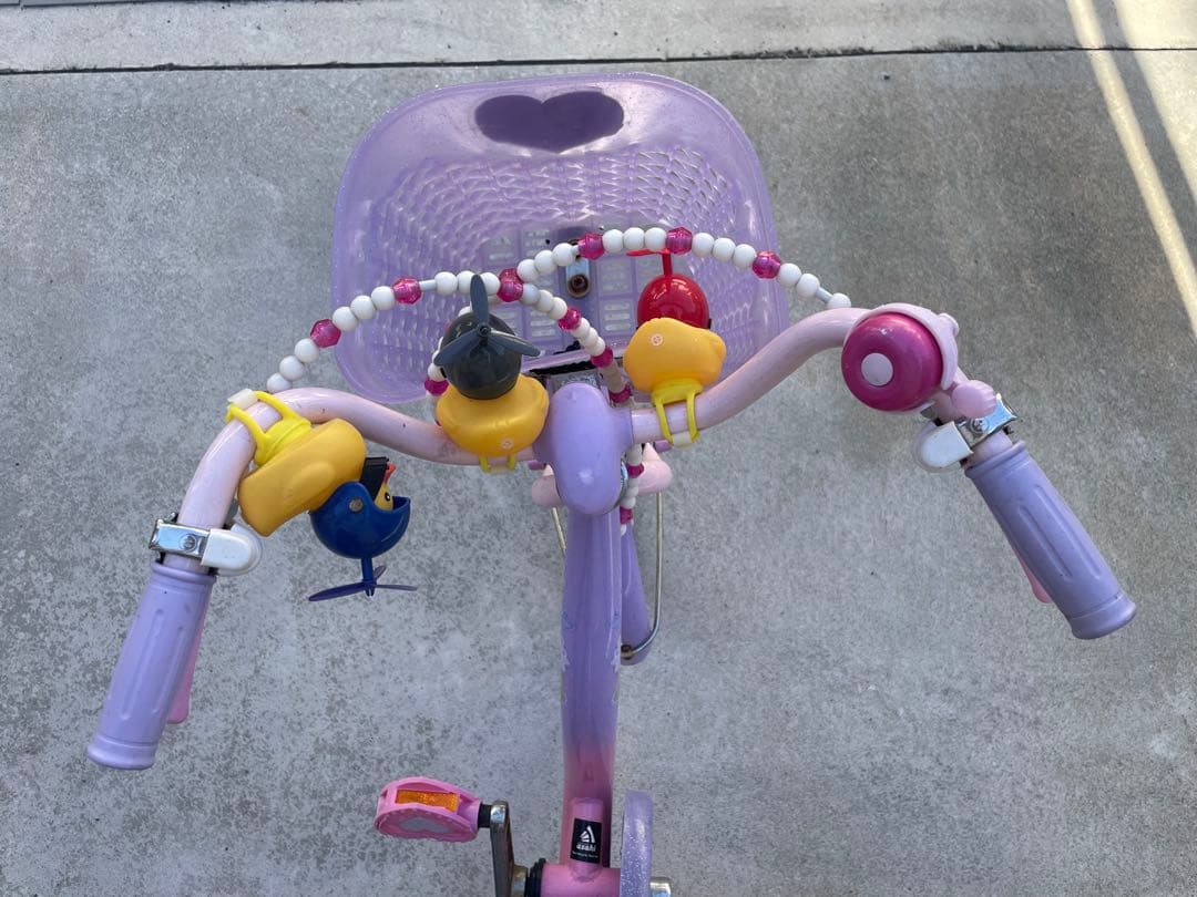 ディズニー 小さなプリンセス ソフィア 16型 幼児用自転車 （パープル×ピンク