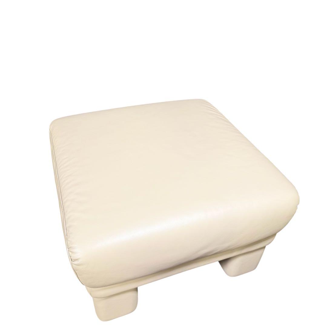 HR864 himolla ヒモラ　オットマン 本革 総本革　ベージュ系