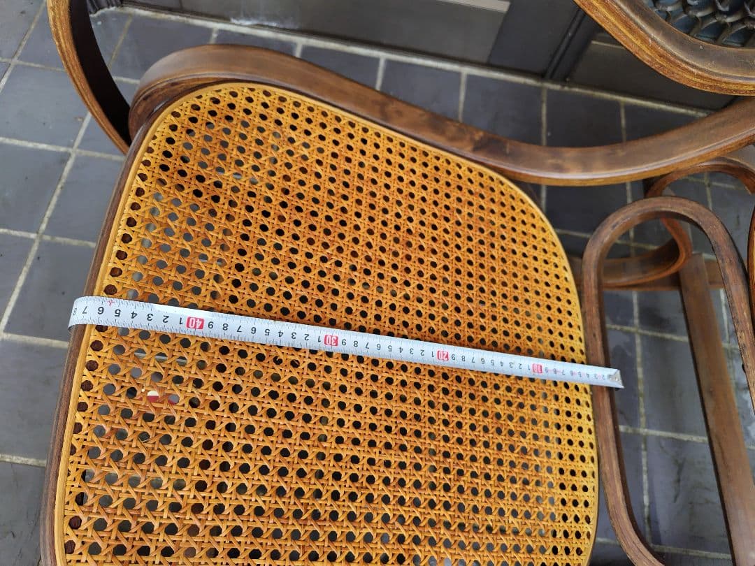 ラタン ロッキングチェア 洋風家具　藤椅子　 昭和レトロ アンティーク