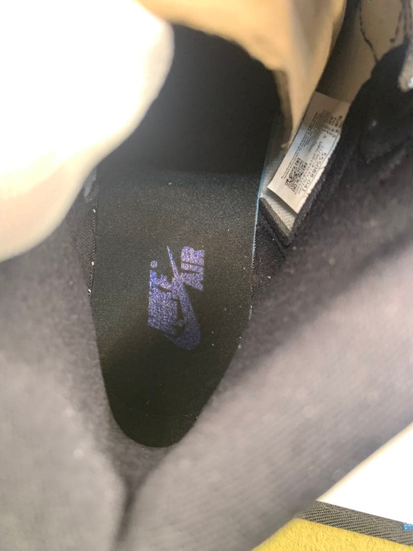 AIR JORDAN 1 HIGH OG  TOE 27.5 箱 替紐