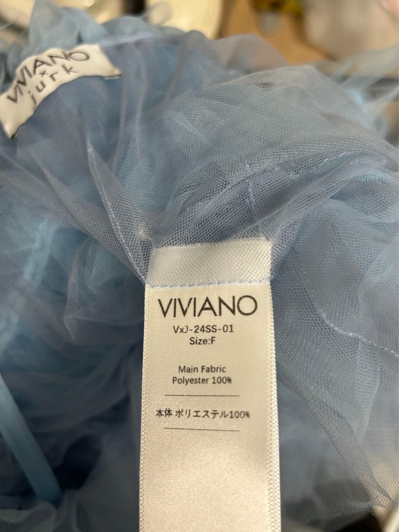 viviano × jurk チュールトップス