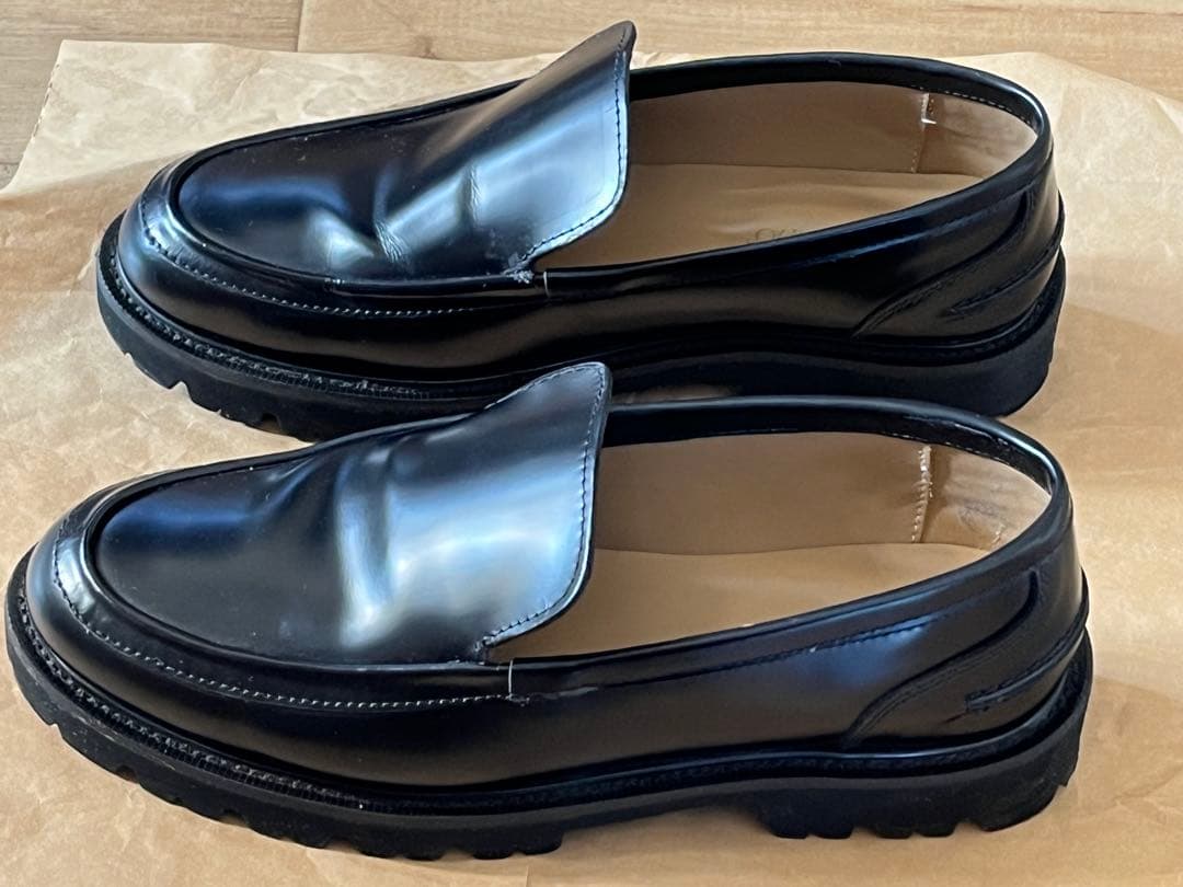 カレンソロジー /CAMINANDO プレーンローファー ブラック 38