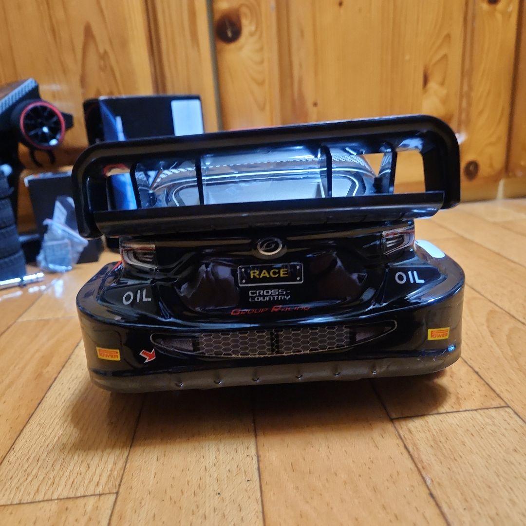 タミヤ ドリフト ラジコン フルセット　TT02 黒　ラリー　ボディ　　tt01