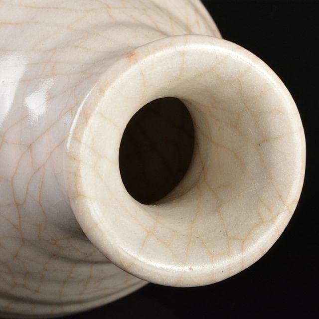 朝鮮　李朝高麗白磁　堅手徳利　花器