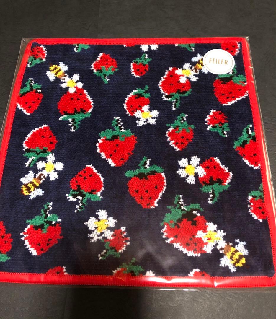 フェイラー　ミュベール　ストロベリーセレナーデ　ハンカチ2枚