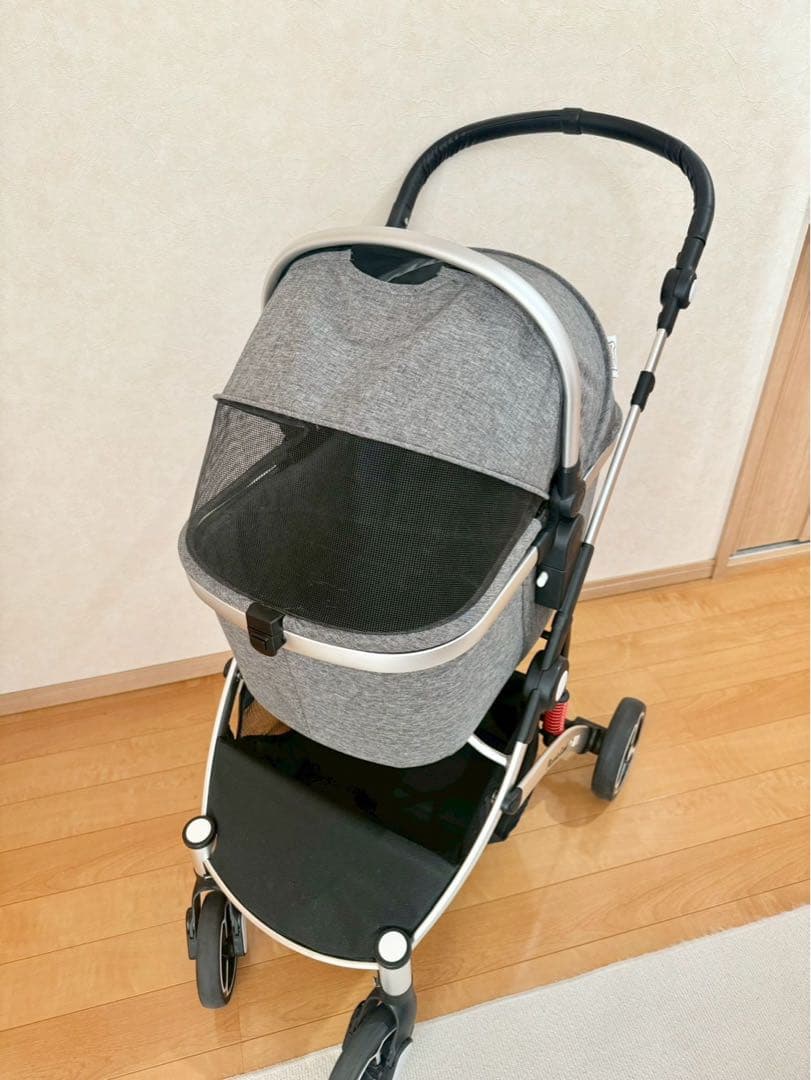 CARINOⅢピッコロカーネ　カリーノ3 未使用ペットカート　グレー