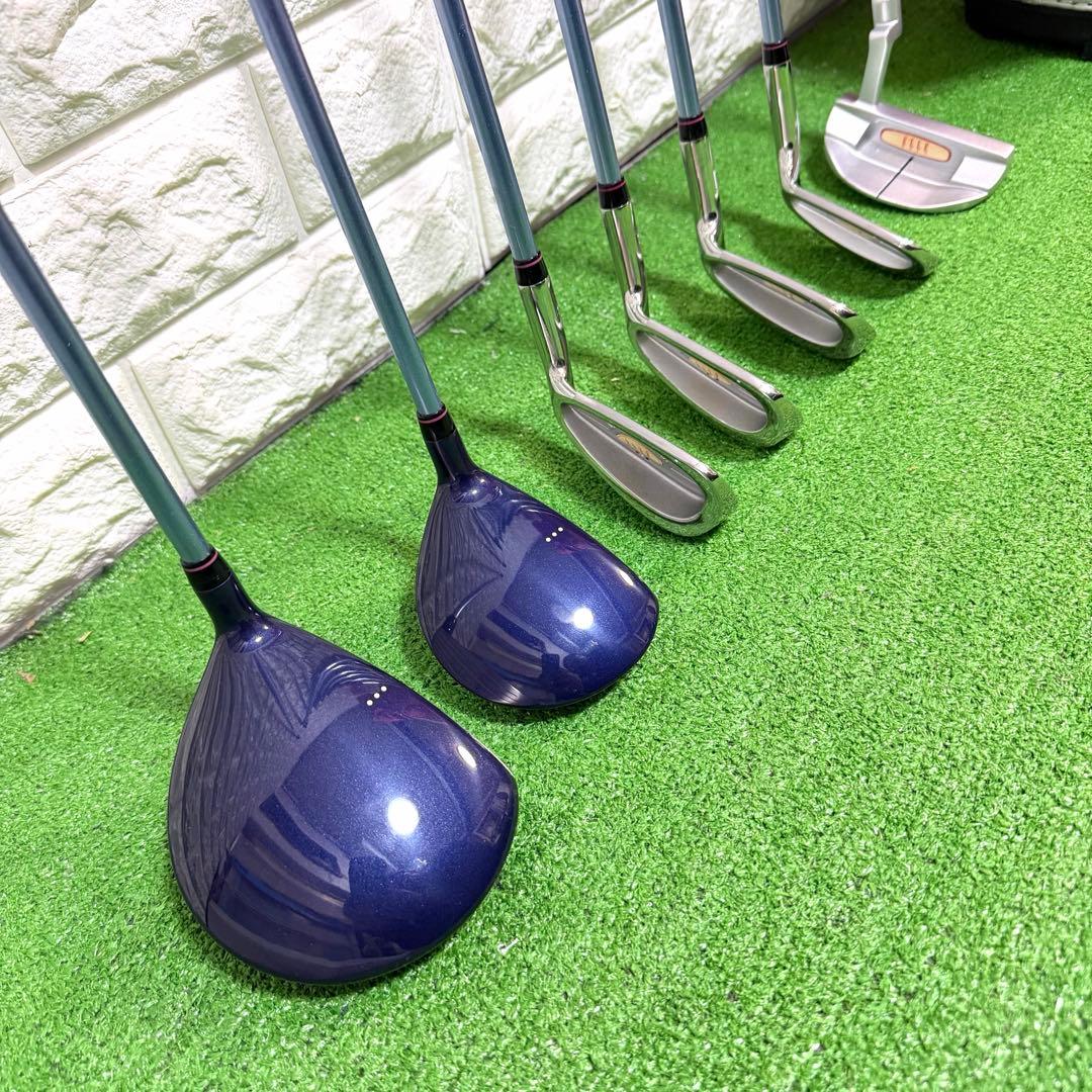 ゴルフセット　美品　ELLE レディース　カーボンシャフト　すぐ使える　良好