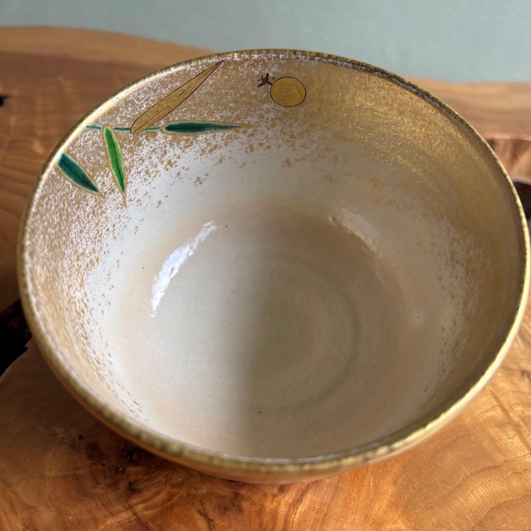 金砂子　蛍　小倉亭作　抹茶碗 茶道具 共箱（Ec）