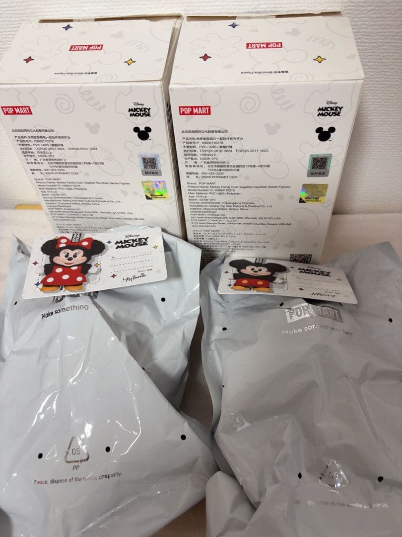 POPMART ディズニー ミッキーファミリー ミッキー ミニー2点セット