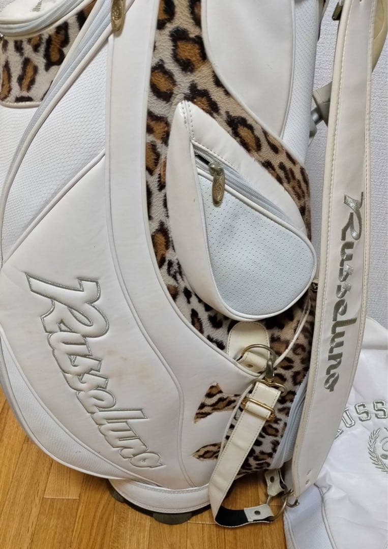 希少 ラッセルノ 限定 シャーク ヒョウ柄 ゴルフ キャディバッグ