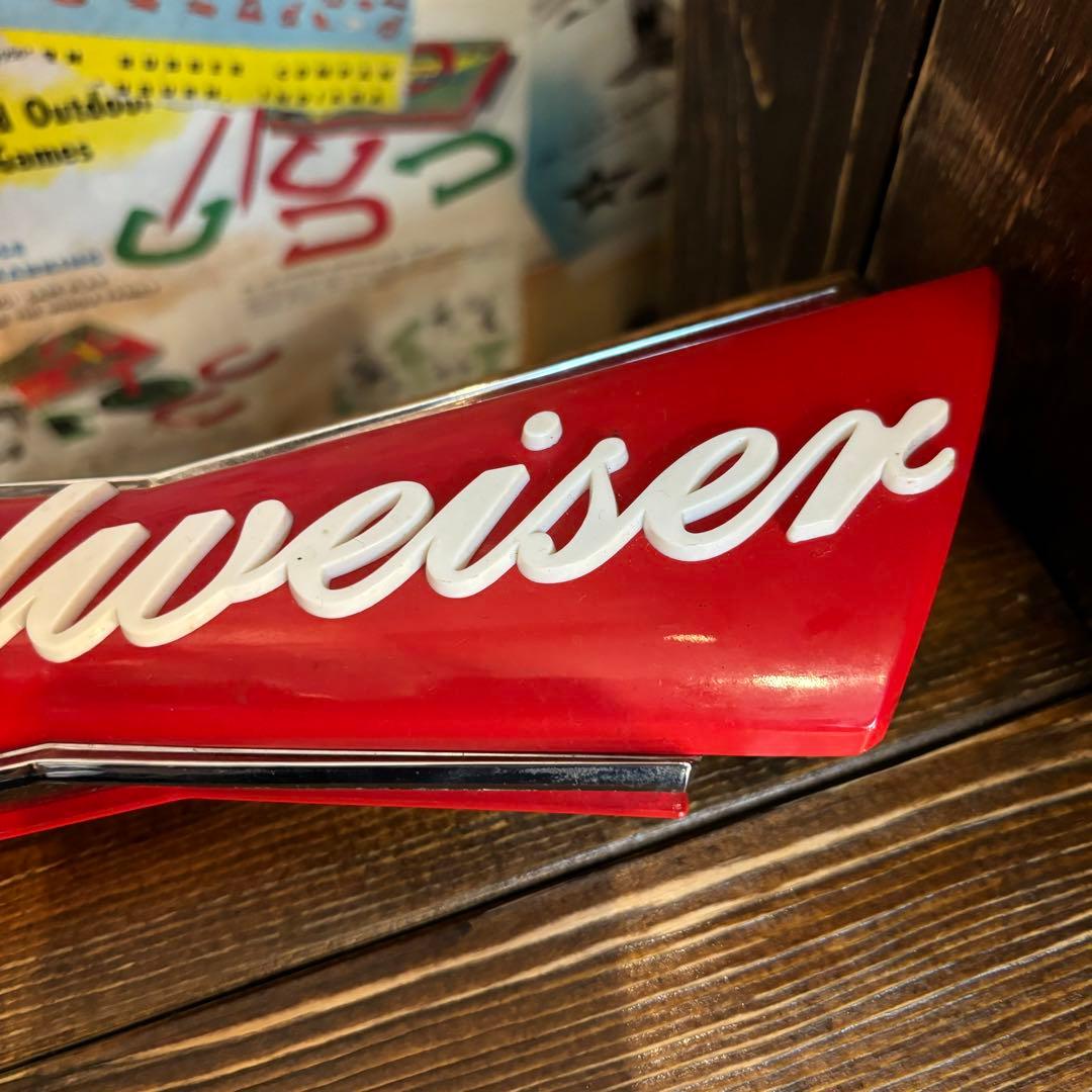 ビアサーバーノブ Budweiser 全長：約32.5cm バドワイザー