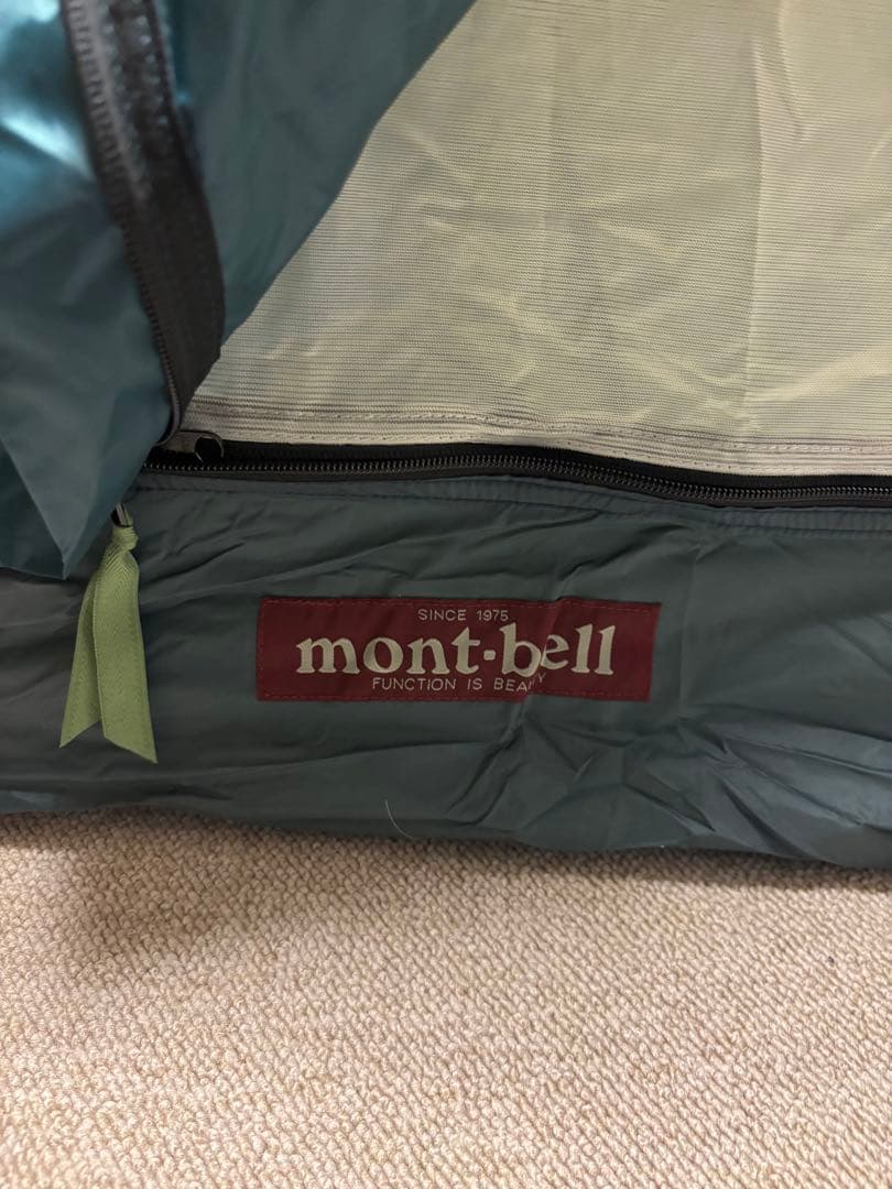 モンベル　ムーンライト3 アイボリー未使用品+専用グランドシート