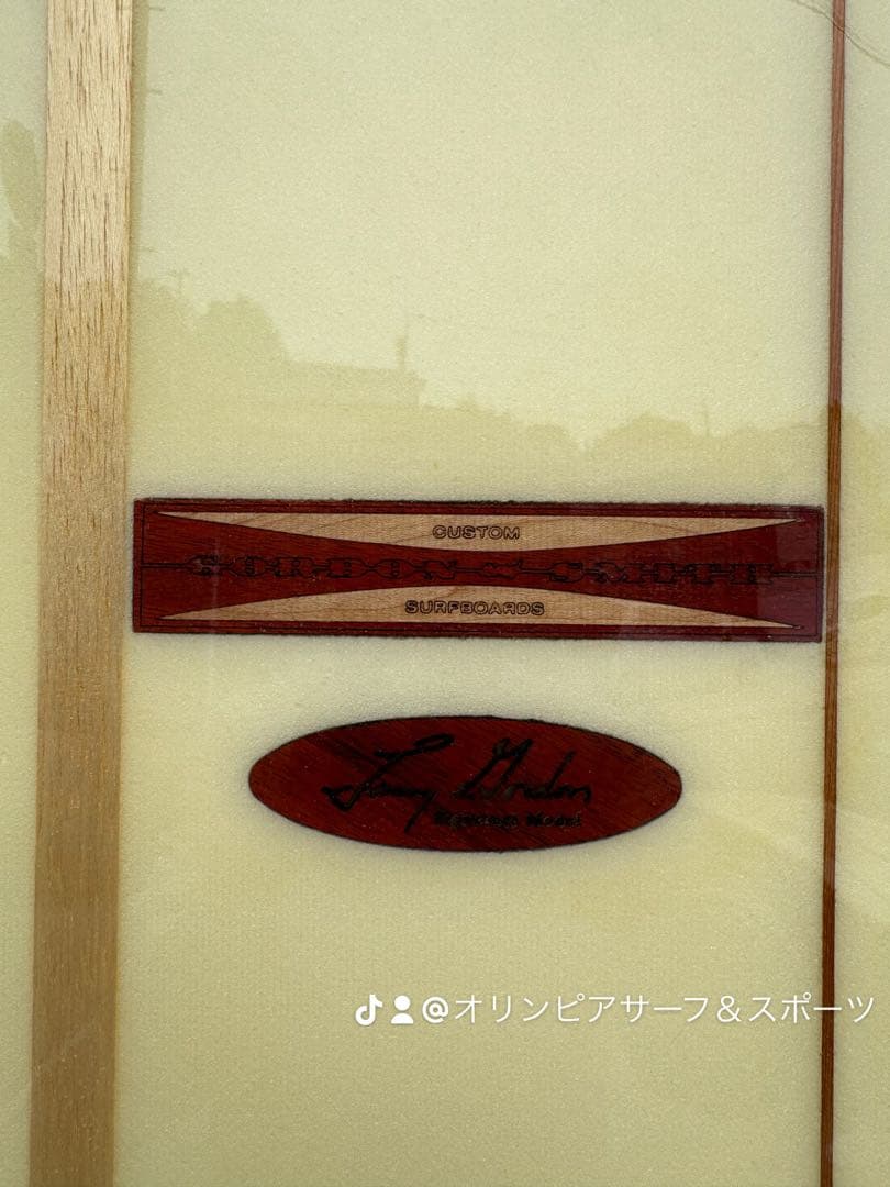 G &Sラリーゴードン氏シェイプ 世界限定50本のうちの1本大変貴重なボードです