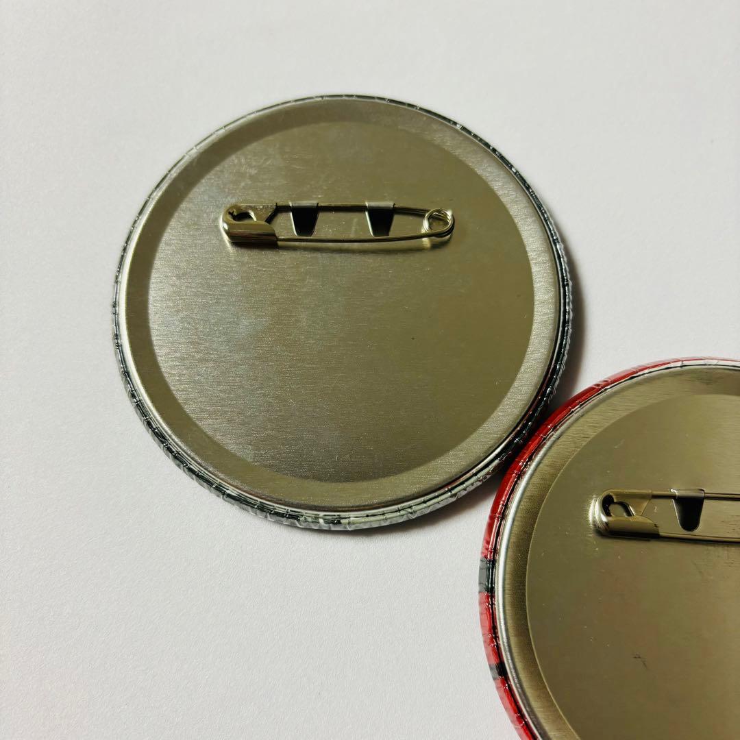 ペルソナ5 特別ビジュアル BIG缶バッジ 主人公 雨宮蓮 明智吾郎