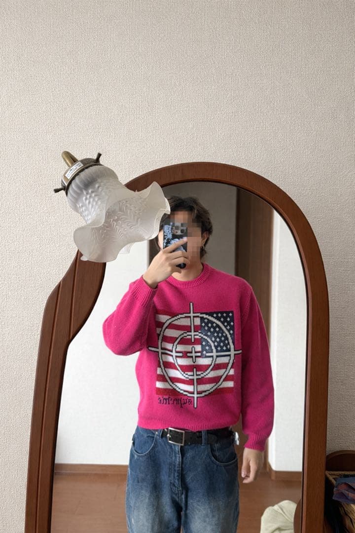 Supreme ピンク ニットセーター