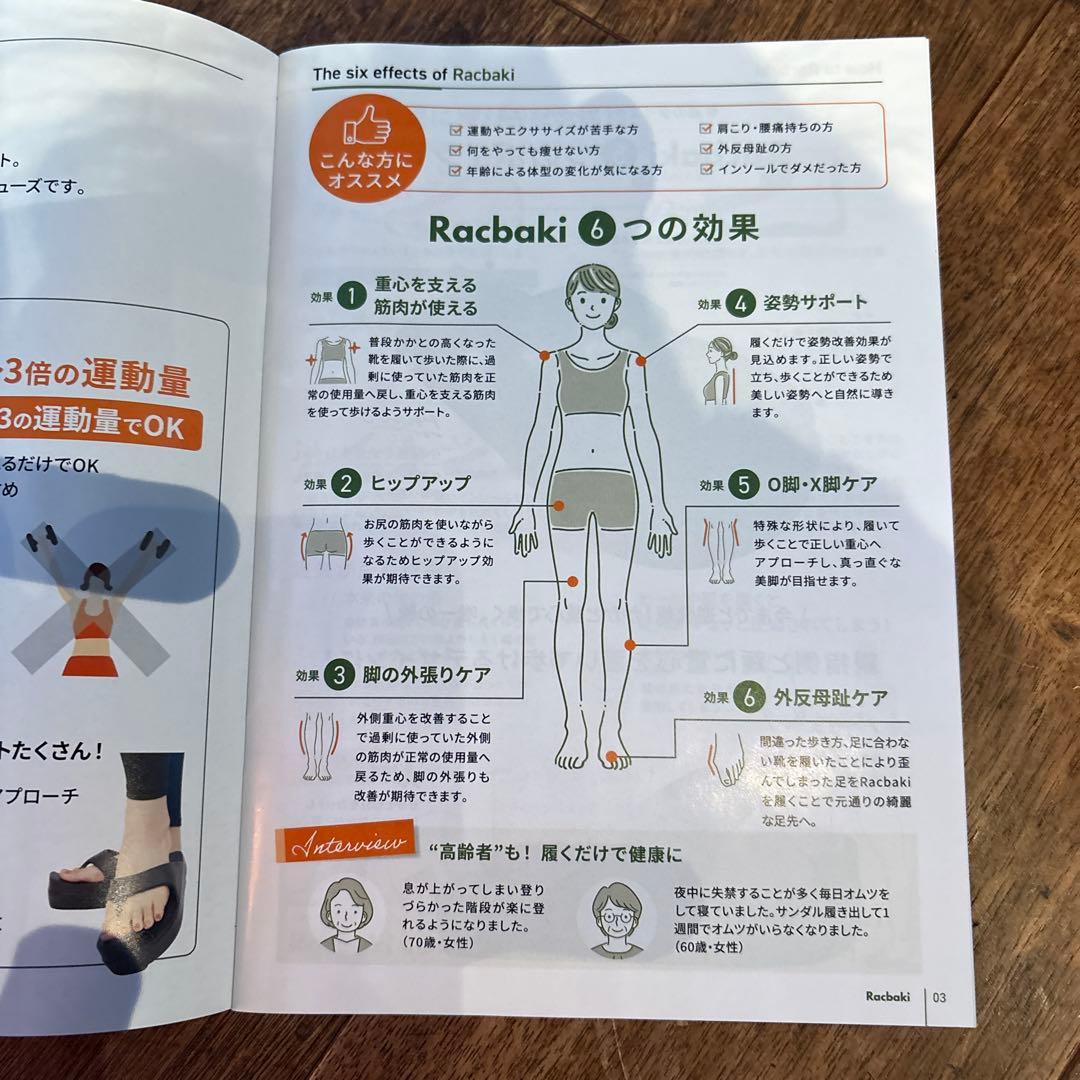 ⚠️ sana.i ⚠️Racbaki ラクバキ　足痩せ　矯正　姿勢　ブラック