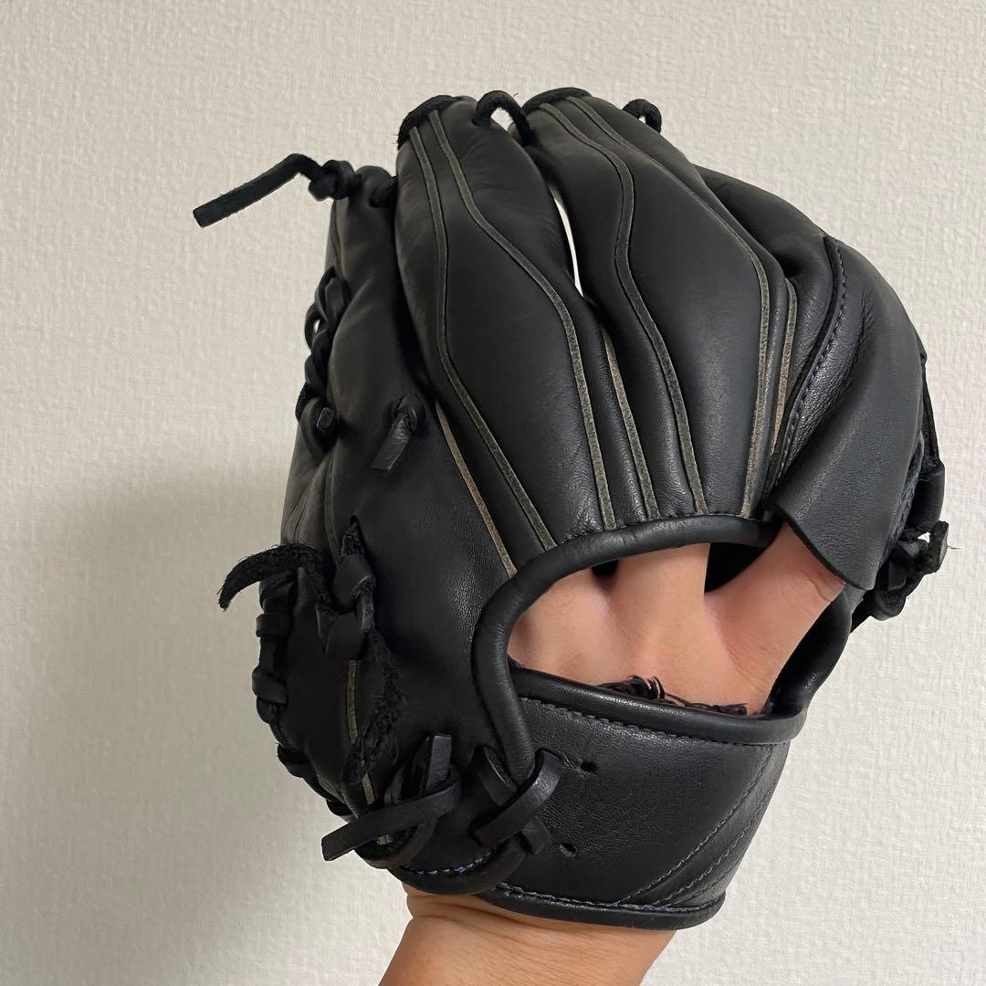 【asics】アシックス　軟式グローブ　野球　投手用　即戦力　美品