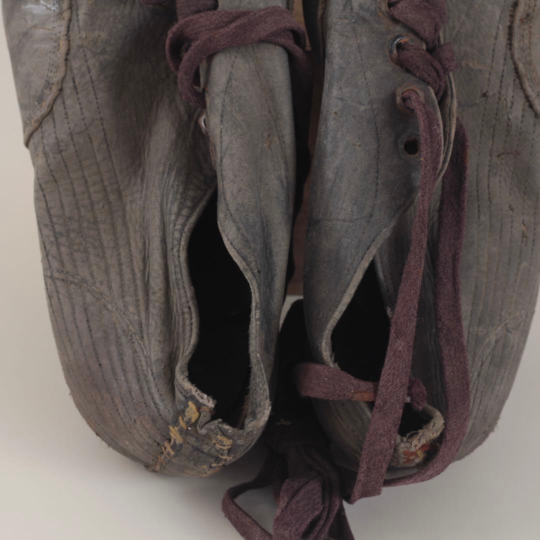 古い 野球 スパイク 古道具 アンティーク オブジェ