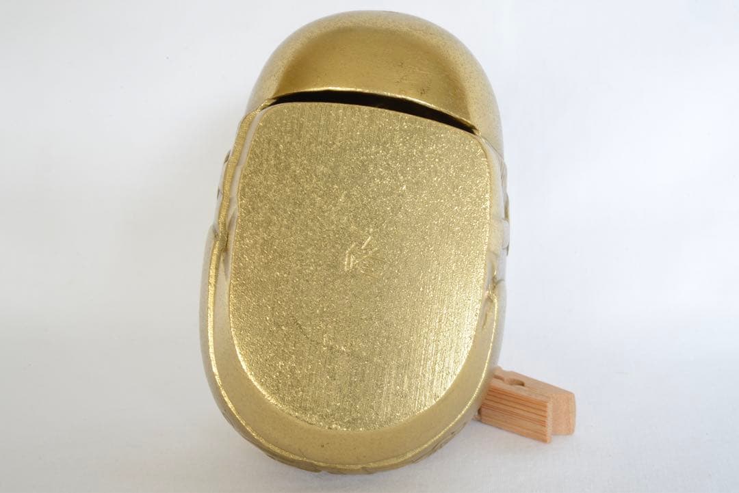 お値下げしました！蓮田修吾郎作花咲兎　黄銅　香炉　木箱付き