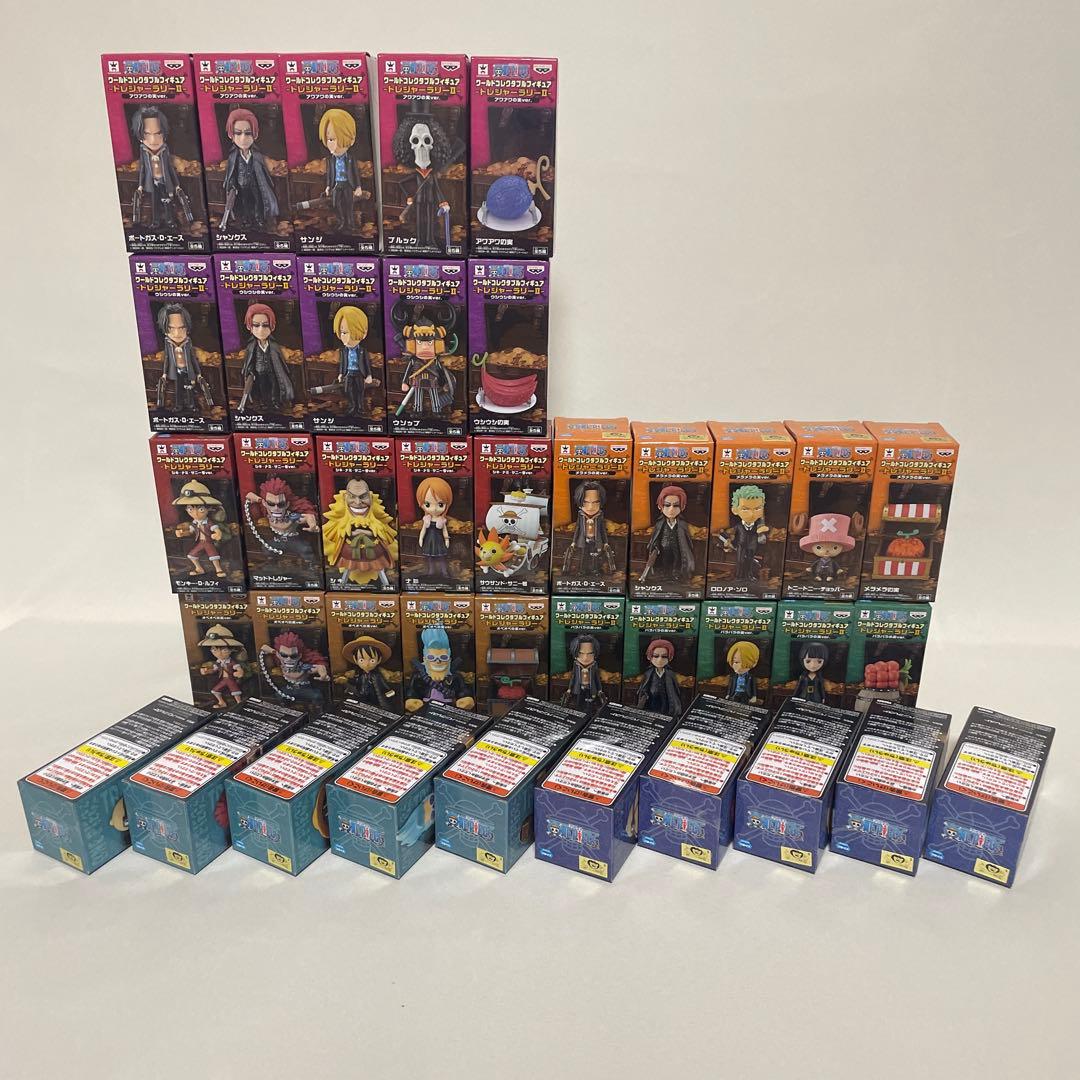 ※超希少　ワンピースワールドコレクタブルフィギュア　トレジャーラリー40体セット