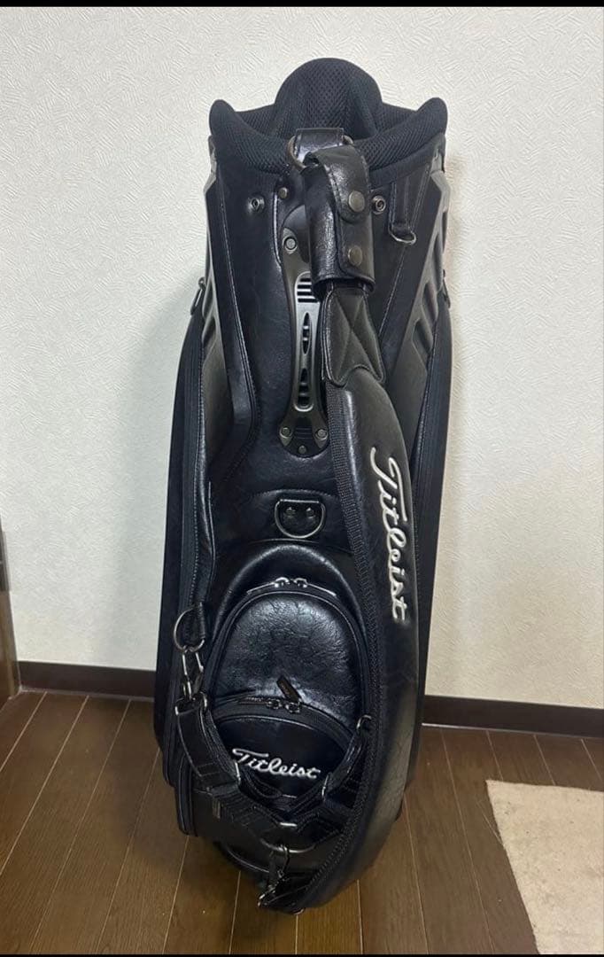 ✨️美品 Titleist ブラック キャディバッグ 9.5型 3点式ショルダー