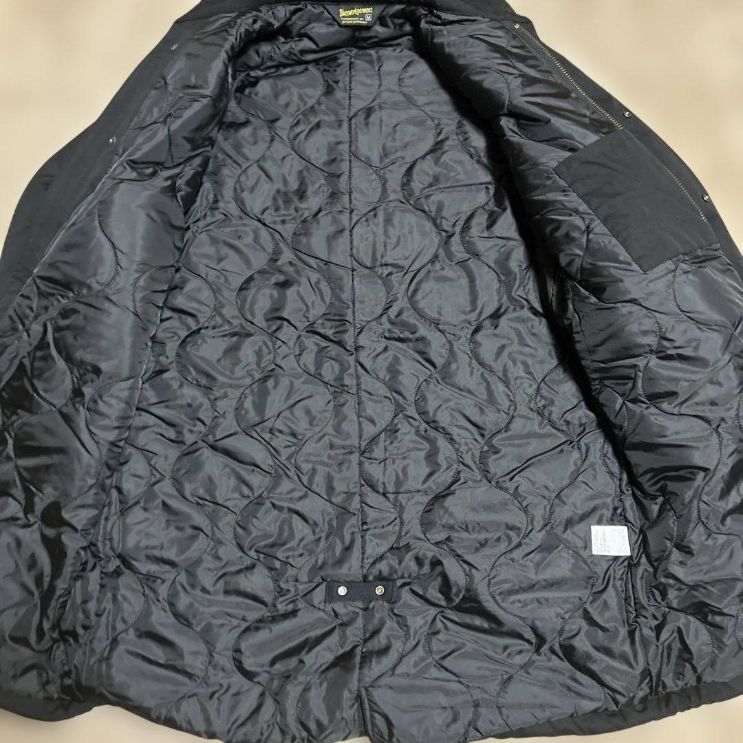 Blueworkgarment ブラック モッズコート Mミリタリーブルコ