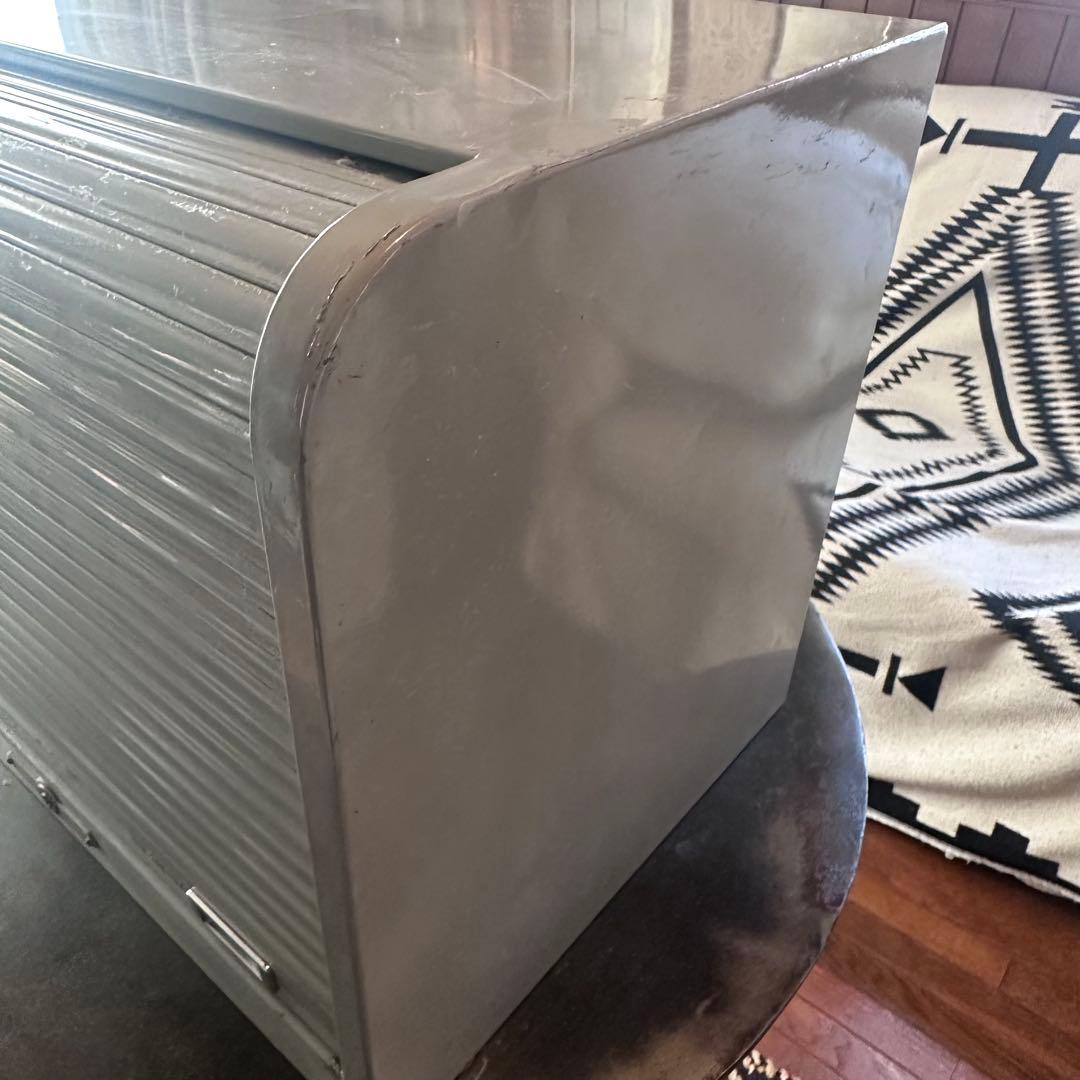 ビンテージ　スチール　シャッターケース　シャッタートレー　トレーキャビネット