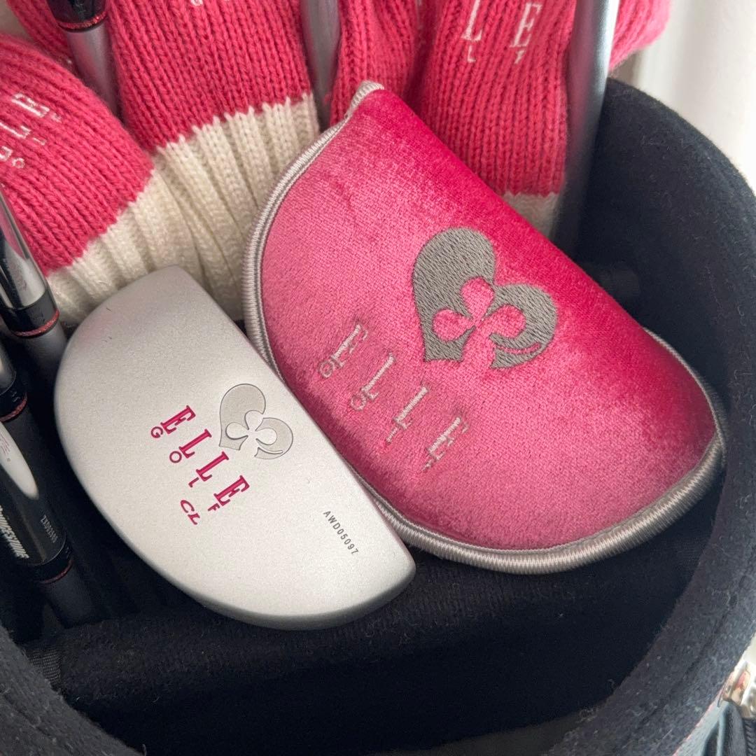 【美品】BRIDGESTONE ELLE レディース ゴルフクラブセット 8点