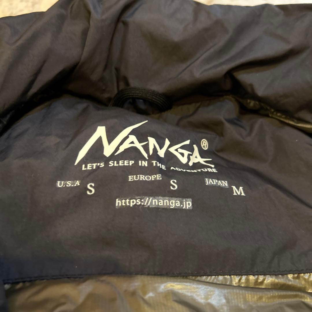 ナンガマゼノリッジダウンジャケット アウタースタンドカラーブラック M