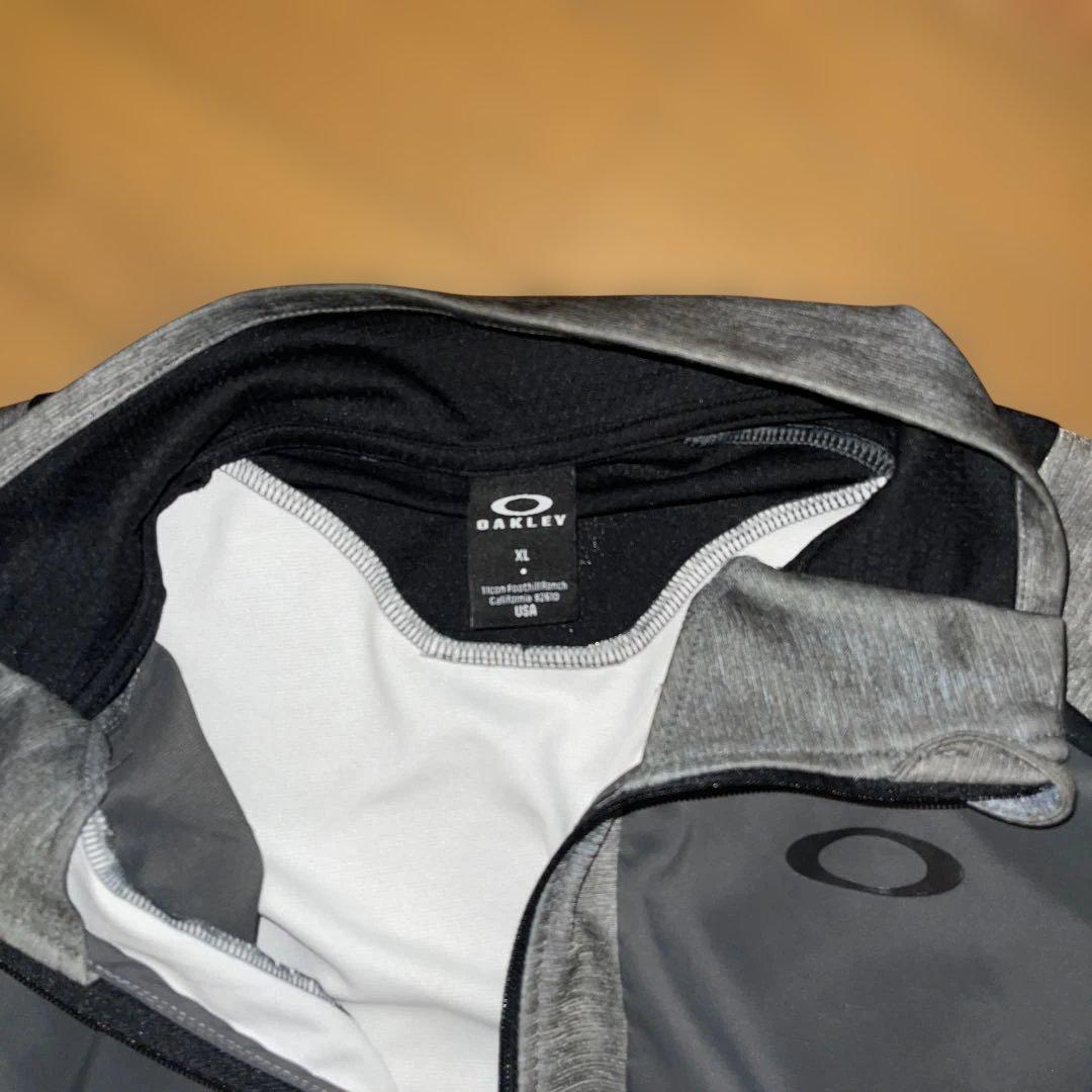 OAKLEY グレー チェック柄 ジャージ上下セット