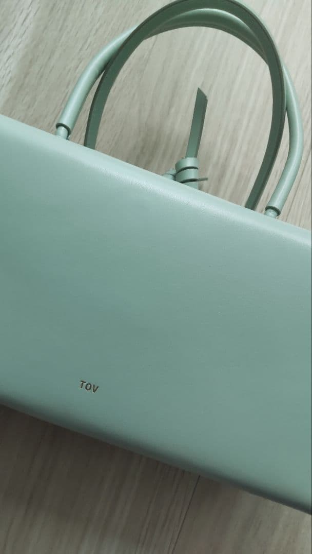 TOV ミントグリーン ハンドバッグ