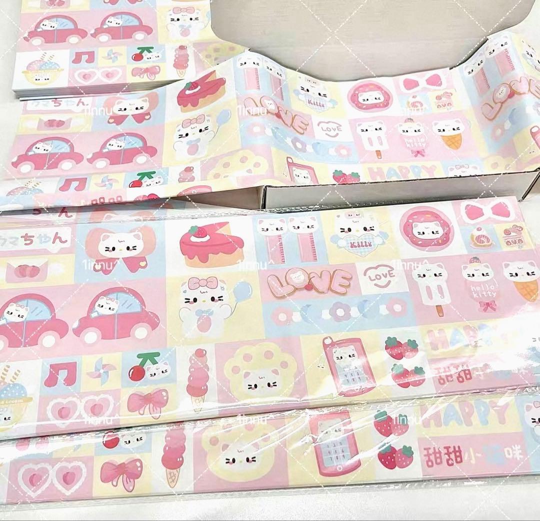 かわい子ちゃんシリーズ♡梱包用包装紙♡デザインペーパー