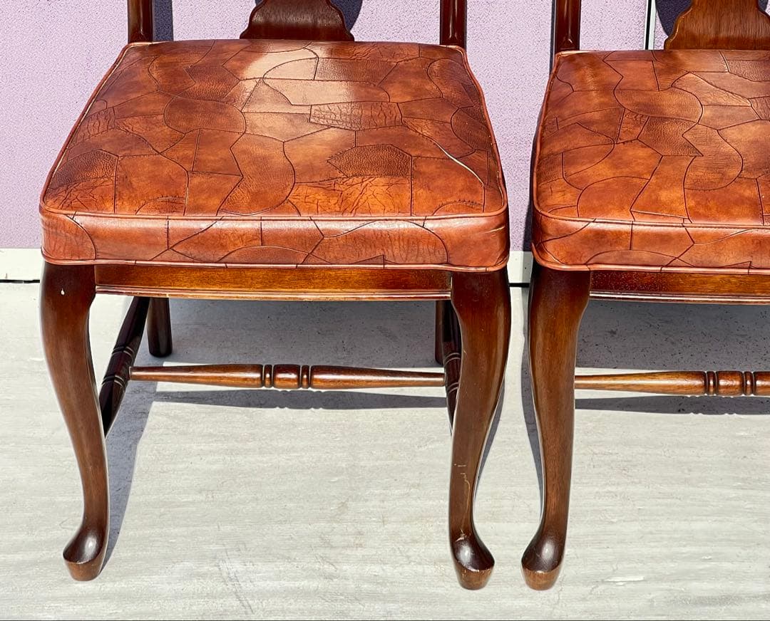 クラシックダイニングチェア 2脚セット1980年代 マルニ 地中海シリーズ