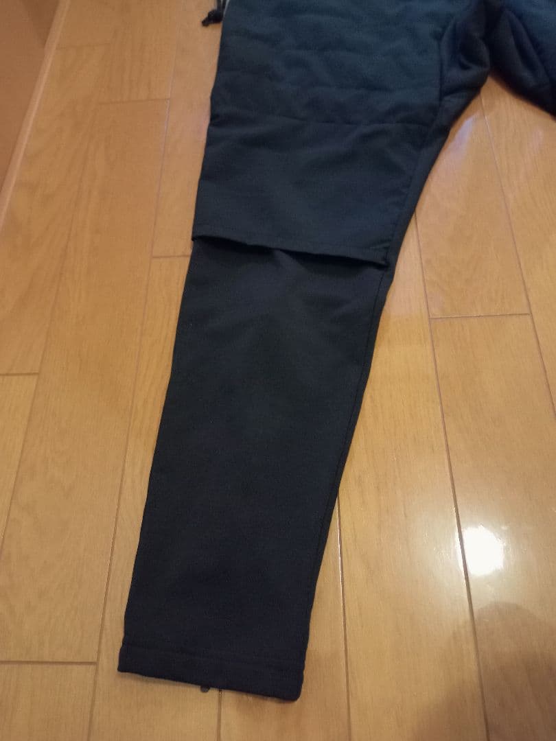 【いちかわ】ルースイソンブラ　ナビゲーターサーモライトパンツ　ブラック　S