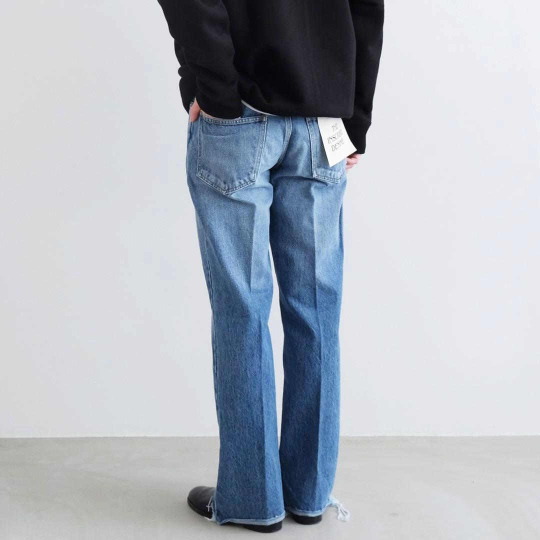 新品 INSCRIRE FLARE DENIM（BLUE USED）