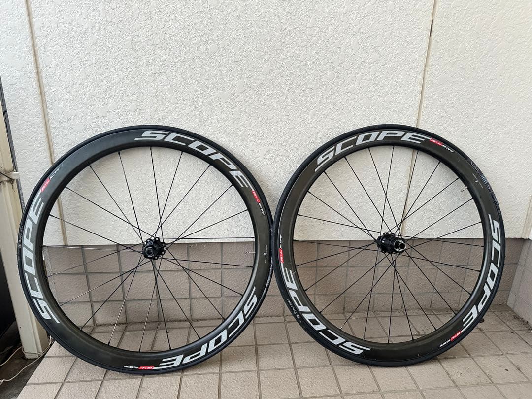 SCOPE R4D カーボンディープリムホイール　ディスクブレーキ
