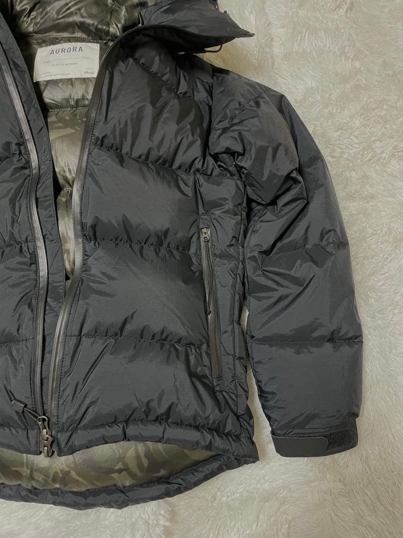 NANGA アーバンリサーチドアーズ オーロラ　ダウンジャケット S 黒 迷彩