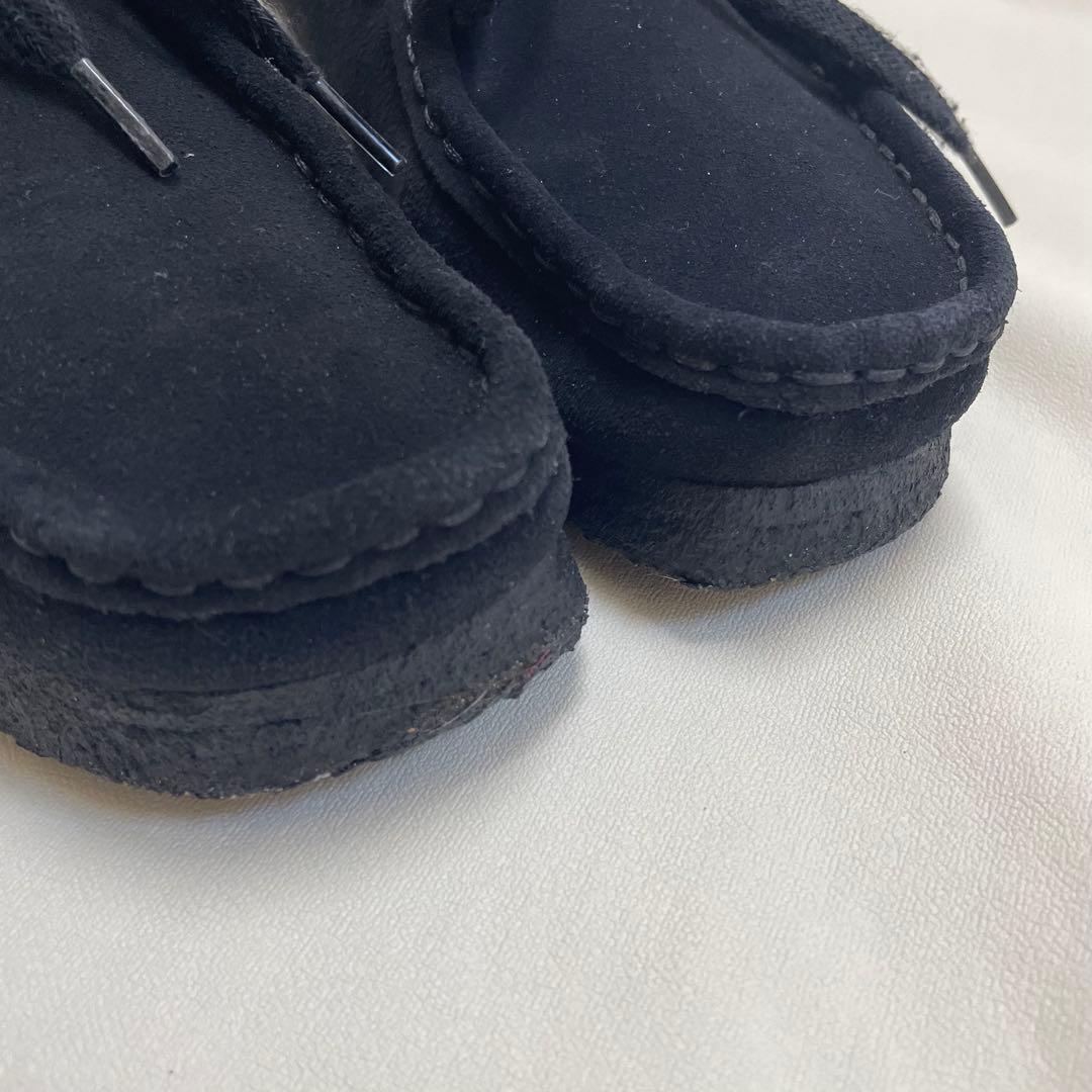 【綺麗】 クラークス オリジナルズ モカシン ワラビー スウェード 黒