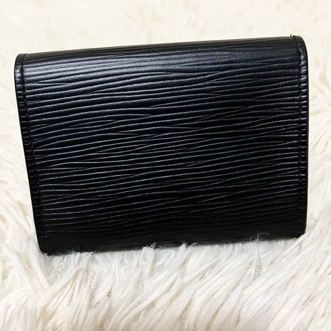 【外観美品】ルイヴィトンエピ 名刺入れ カードケース ブラック