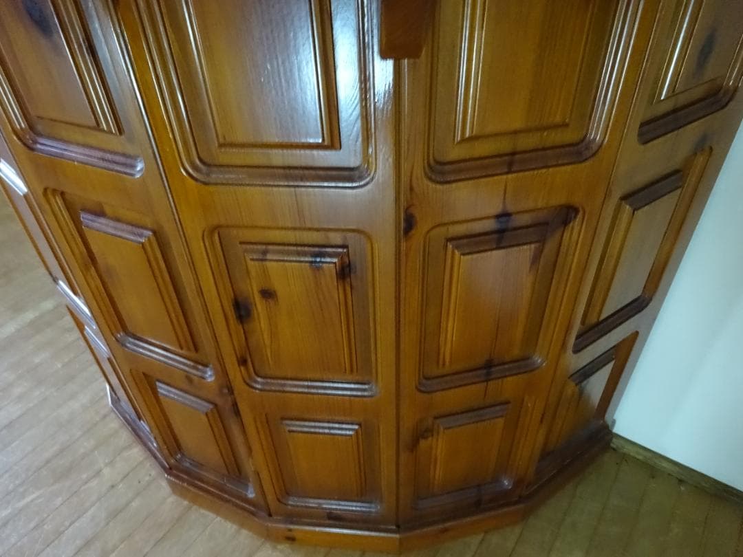 イタリア製　コロニアルスタイル　パイン材　バーカウンター