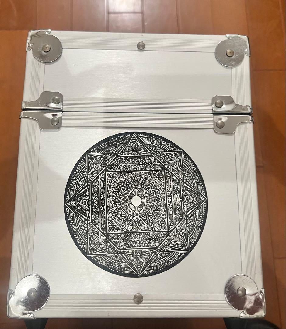 7インチレコード　シルバー　ハードケース