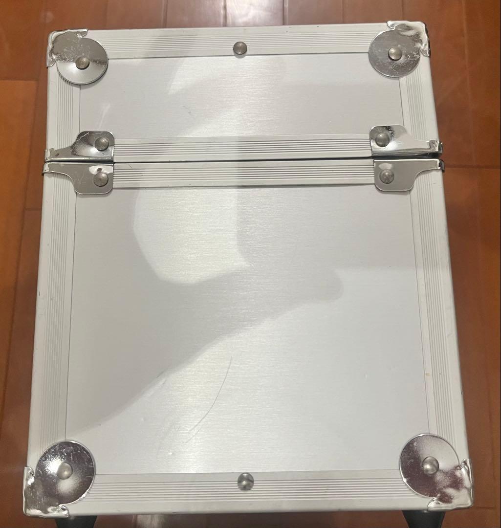 7インチレコード　シルバー　ハードケース