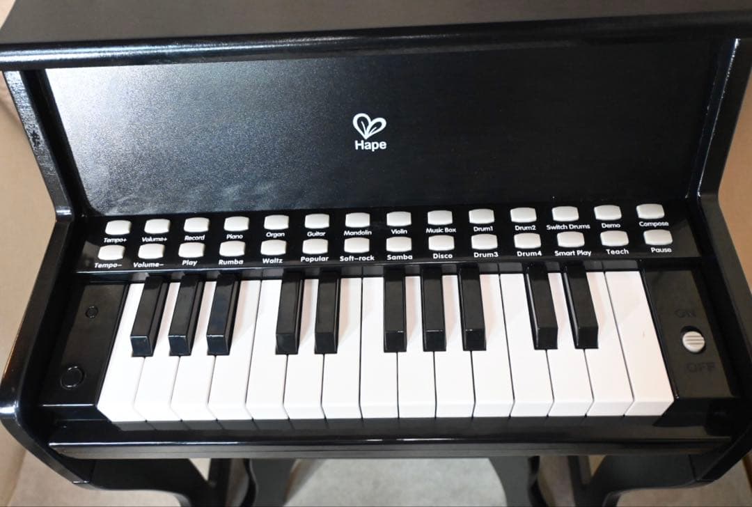 Hape デラックスアップライトピアノ E0629 ミニピアノ 子ども用 ハペ