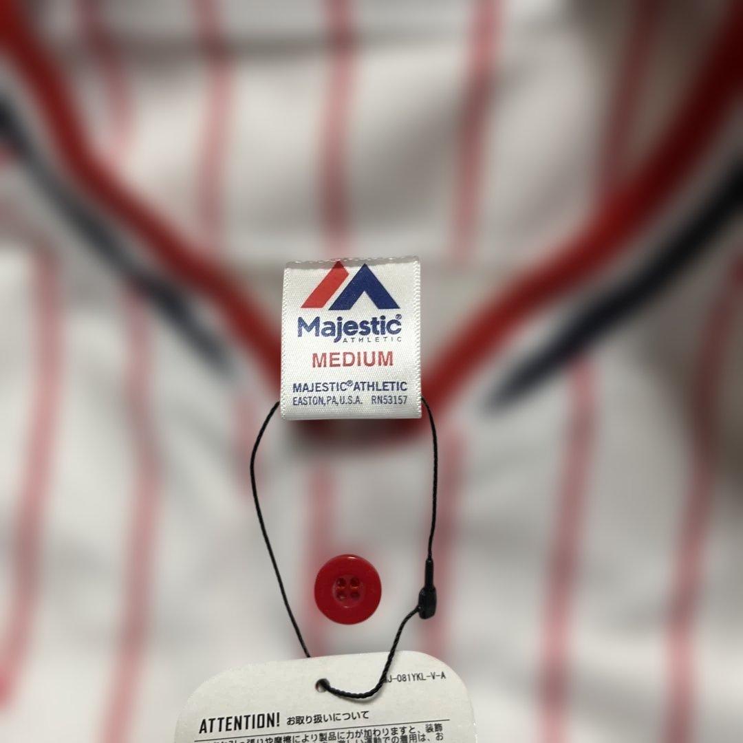 タグ付き　ヤクルトスワローズ　村上宗隆　2022年優勝記念ユニフォーム　Ｍサイズ